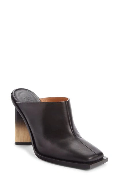 Shop Givenchy Show Square Toe Mule In Black