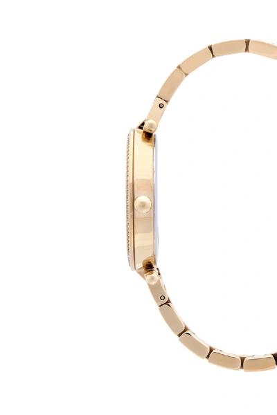 Shop Rebecca Minkoff Nina Gold Tone Bracelet Watch, 33mm