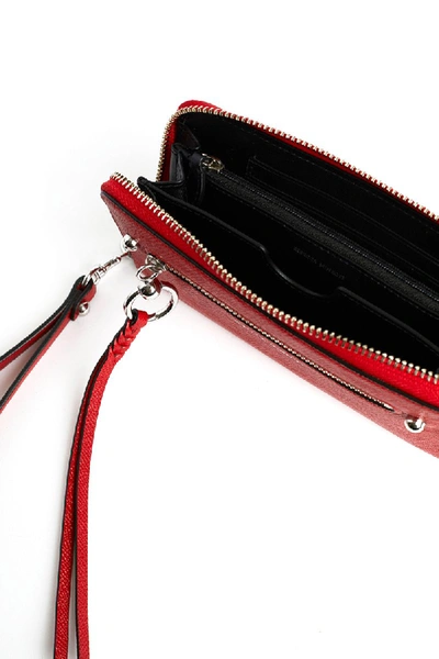 Shop Rebecca Minkoff Gabby Phone Wallet In Tomato