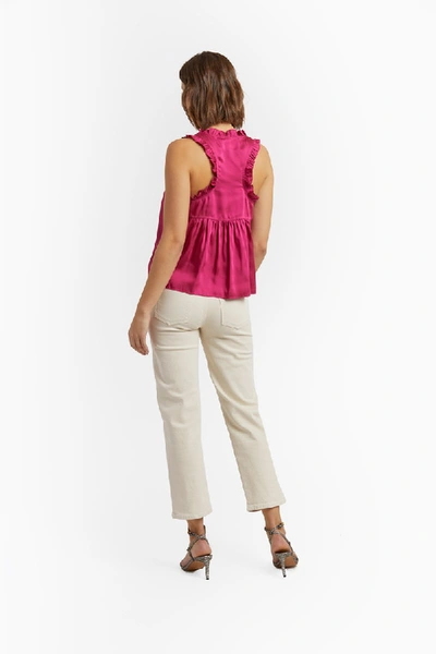 Shop Rebecca Minkoff Karis Top In Fuschia