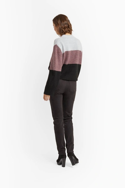 Shop Rebecca Minkoff Miller Love Sweater In Grey Multi