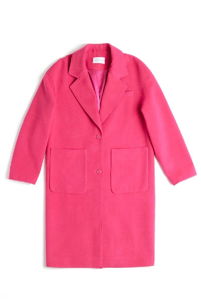 Shop Rebecca Minkoff Lucia Coat In Hot Pink