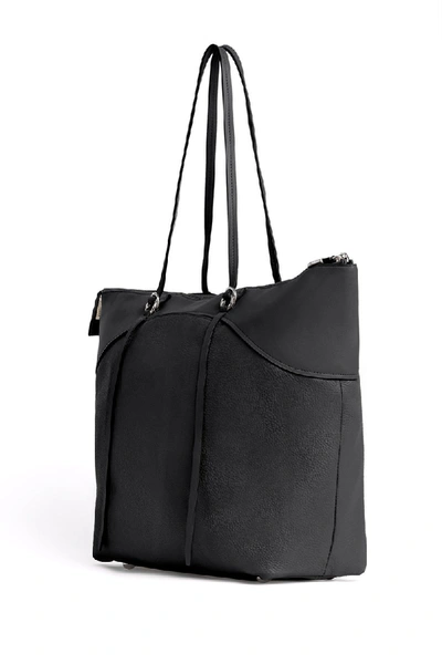 Shop Rebecca Minkoff Signature Top Zip Tote In Black