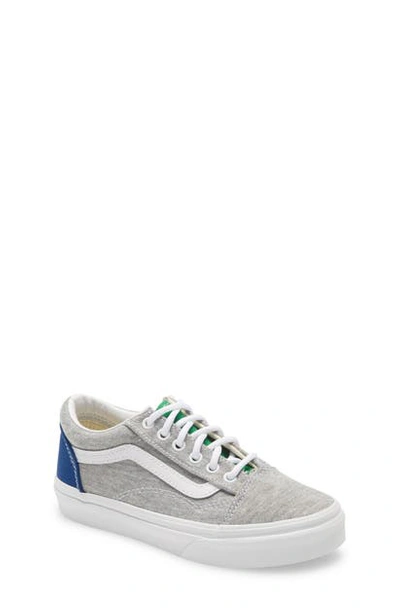 Shop Vans 'old Skool' Skate Sneaker In Grey/ True White
