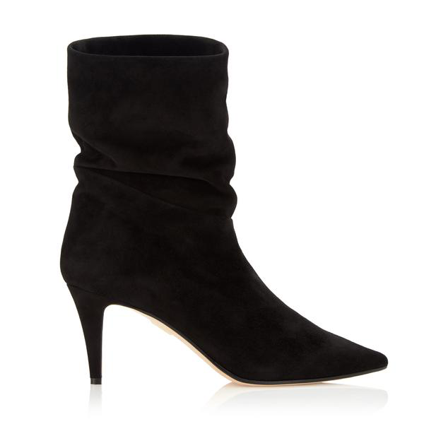slouch boots with heel