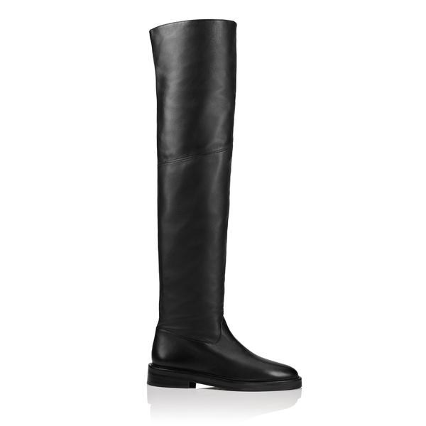 flat knee boots