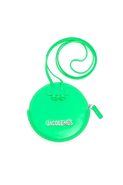Shop Jacquemus Jacqumues Le Pitchou Round Purse In Green