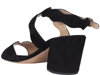 Shop Chloé Strap Sandals In Black