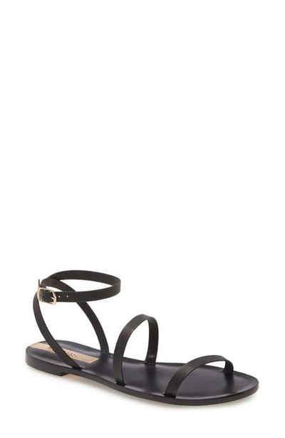 Shop Kaanas Vitoria Gladiator Sandal In Black