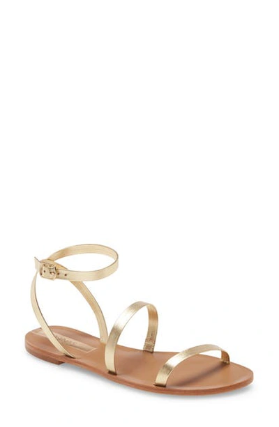 Shop Kaanas Vitoria Gladiator Sandal In Gold