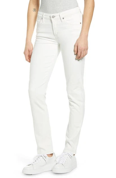 Shop Citizens Of Humanity Racer Low Rise Slim Jeans In Sea Salt