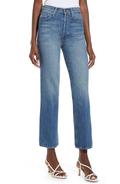 Shop Mother The Tripper High Waist Crop Bootcut Jeans In Wander Dust