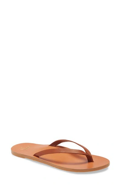 Shop Beek Seabird Flip Flop In Natural/ Natural