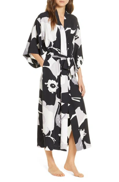 Shop Natori Bonita Robe In Black