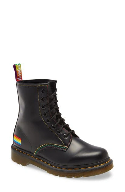 Shop Dr. Martens' Pride 1460 Boot In Black