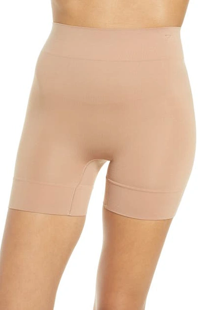 Shop Yummie Bria Shaping Shorts In Almond