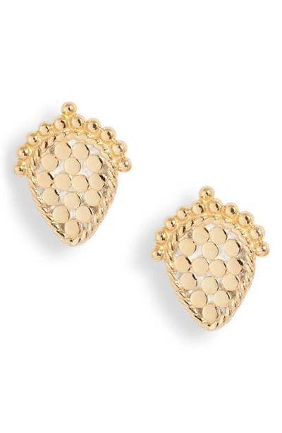 Shop Anna Beck Scalloped Stud Earrings (nordstrom Exclusive) In Gold