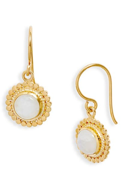 Shop Anna Beck Scalloped Moonstone Drop Earrings (nordstrom Exclusive) In Gold/ Moonstone