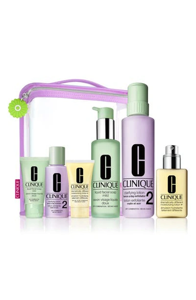 Shop Clinique Great Skin Everywhere Set For Very Dry To Dry Combination Skin Types