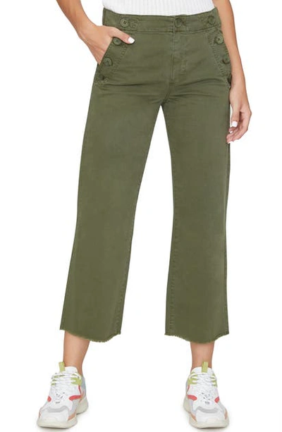 Shop Sanctuary Skipper Crop Chino Pants In Light Aged Green