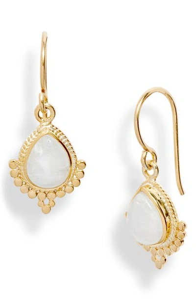 Shop Anna Beck Scalloped Moonstone Drop Earrings (nordstrom Exclusive) In Gold/ Moonstone