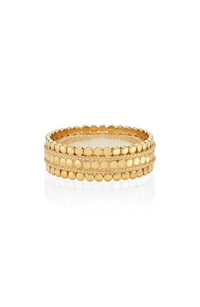 Shop Anna Beck Scalloped Band Ring In Gold