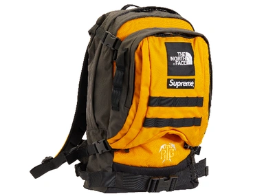 Pre-owned Supreme  The North Face Rtg Backpack Gold