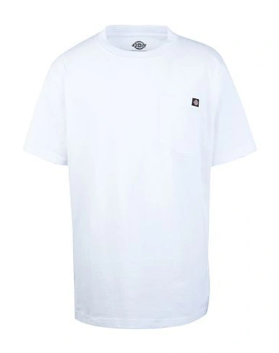 Shop Dickies Porterdale Man T-shirt White Size Xl Cotton