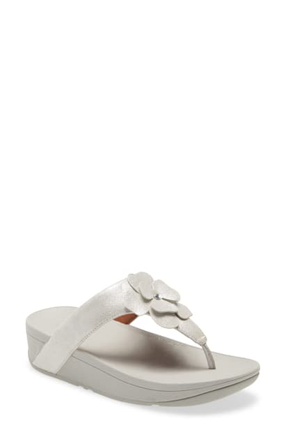 crystal flip flops wedge