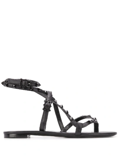 Valentino garavani rockstud flair leather sandals hot sale