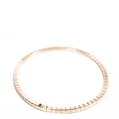 Pre-owned Chopard Ice Cube Pure Rose Gold Bangle Bracelet