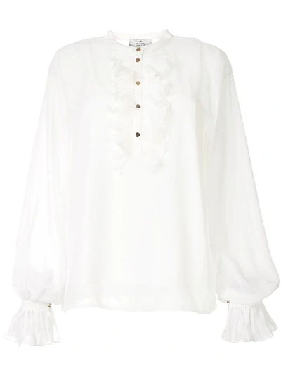 Shop We Are Kindred Frankie Pleated Blouse In White