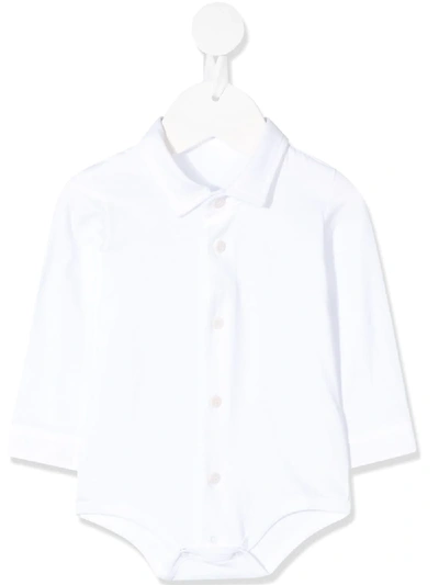 Shop Il Gufo Shirt Bodysuit In White