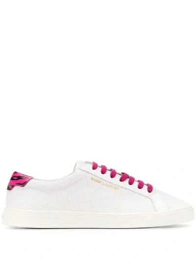 Shop Saint Laurent Andy Low-top Sneakers In White