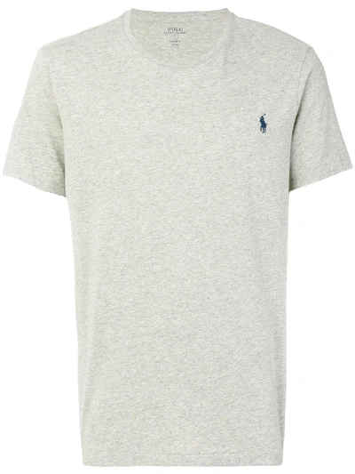 Shop Polo Ralph Lauren Classic T-shirt In Grey
