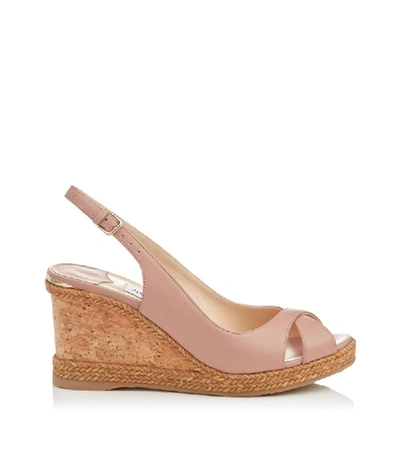 Shop Jimmy Choo Amely 80leather Wedges