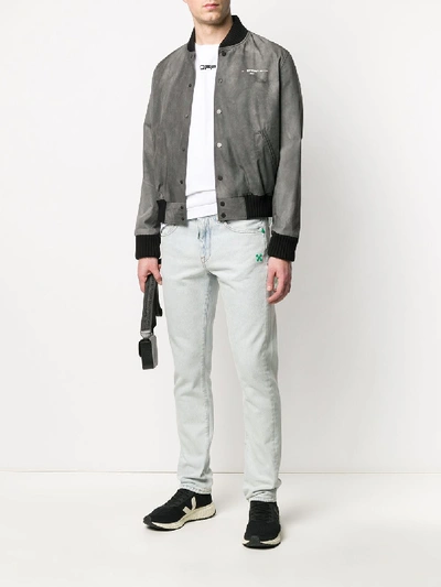 Shop Off-white Airport Tape In Grey