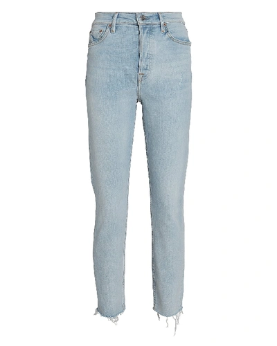Shop Grlfrnd Karolina High-rise Skinny Jeans In Denim-lt