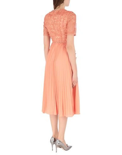 Shop True Decadence Midi Dresses In Salmon Pink