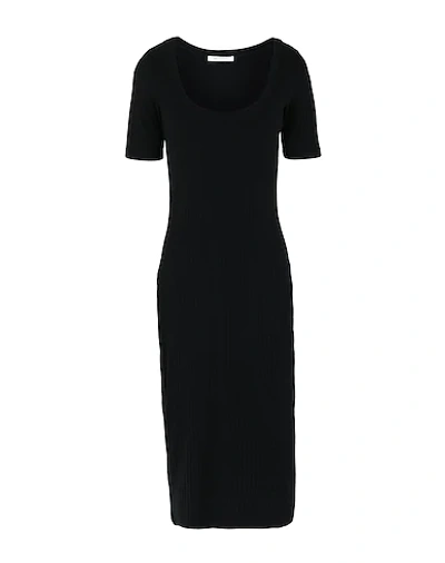 Shop Ninety Percent Knee-length Dresses In Black
