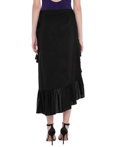 Shop Pinko Knee Length Skirt In Black