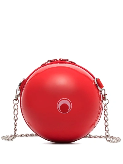 Shop Marine Serre Dream Ball Shoulder Bag In Red