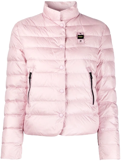 Shop Blauer Jarvis Padded Down Jacket In Pink