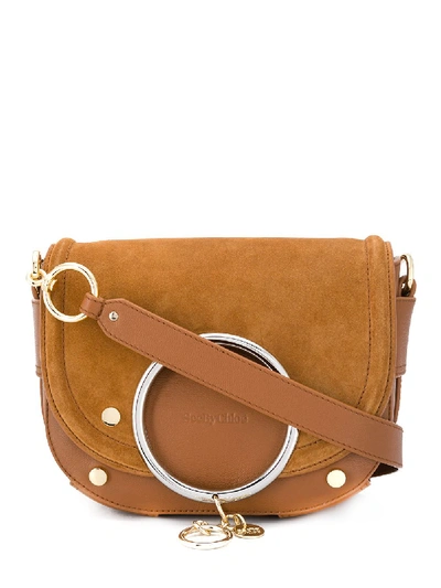 Shop See By Chloé 'mara' Schultertasche In Brown