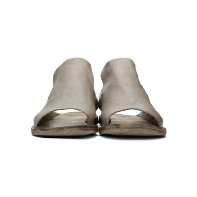 Shop Officine Creative Grey Kimolos 1 Sandals In Plaster