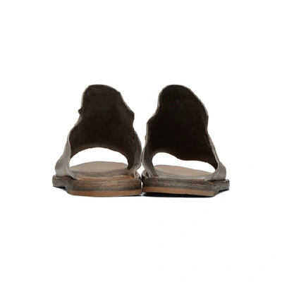 Shop Officine Creative Grey Kimolos 1 Sandals In Plaster