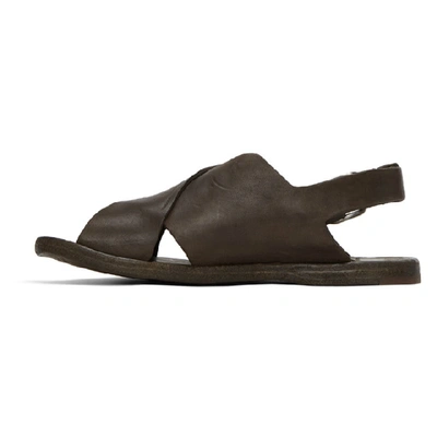 Shop Officine Creative Brown Kimolos 16 Sandals In Smog