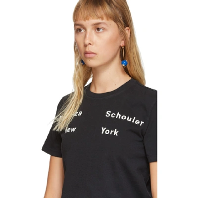 PROENZA SCHOULER 黑色“NEW YORK” T 恤