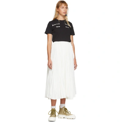 PROENZA SCHOULER 黑色“NEW YORK” T 恤