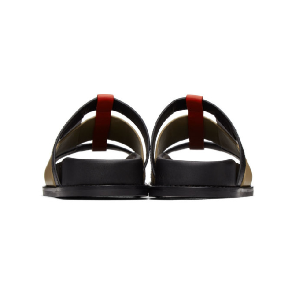 burberry women's ellendale woven slide sandals